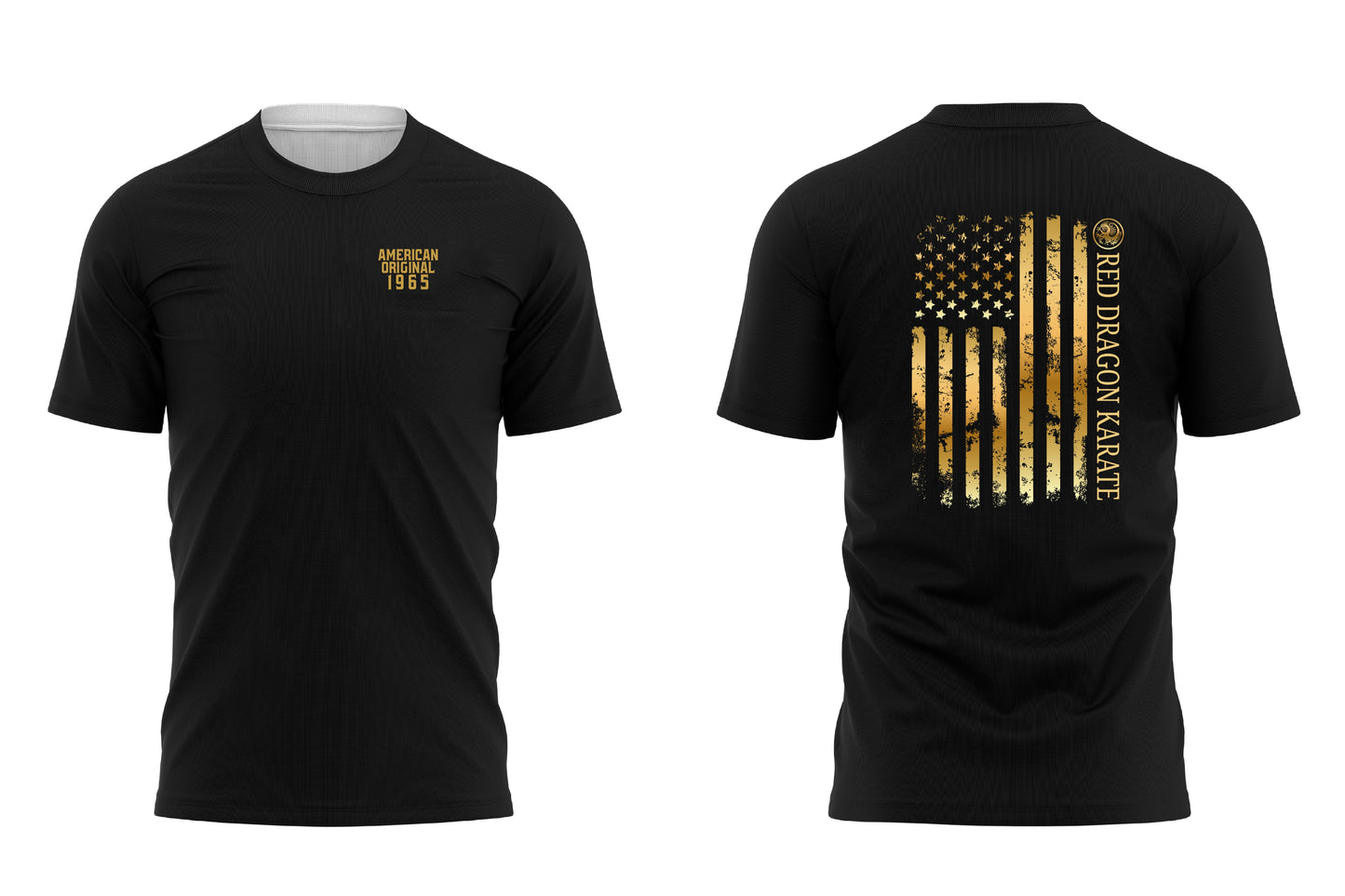 2026 Summer Flag Performance Tee in Black