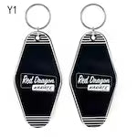2025 Holiday Red Dragon Motel Keychains