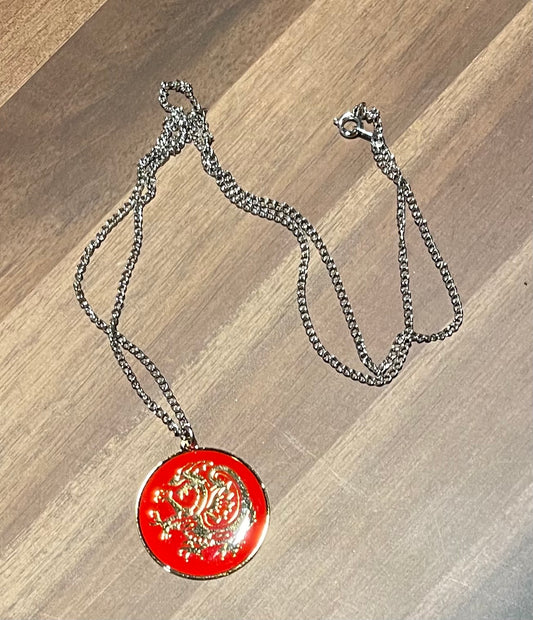 Circle Dragon Necklace